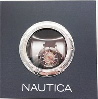 Nautica hot sale porthole watch